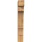 Ekena Millwork Balboa Block Smooth Bracket, Western Red Cedar, 3 1/2"W x 14"D x 26"H BKT04X14X26BOA05SWR - alternate 2